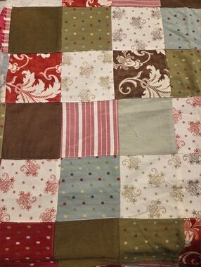 Fabric Sample Quilt Top 28 × 28